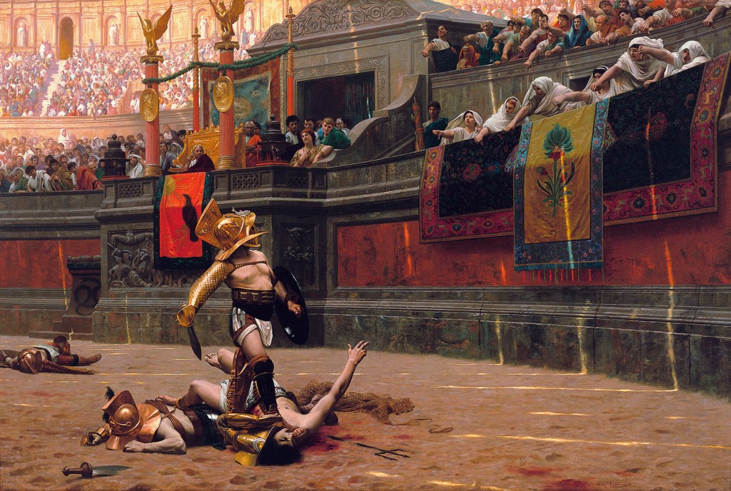 Pollice Verso, by Jean-Léon Gérôme, oil on canvas 1872
